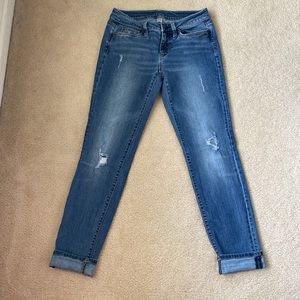 Loft (Ann Taylor) Modern Distressed Skinny Jeans - 2